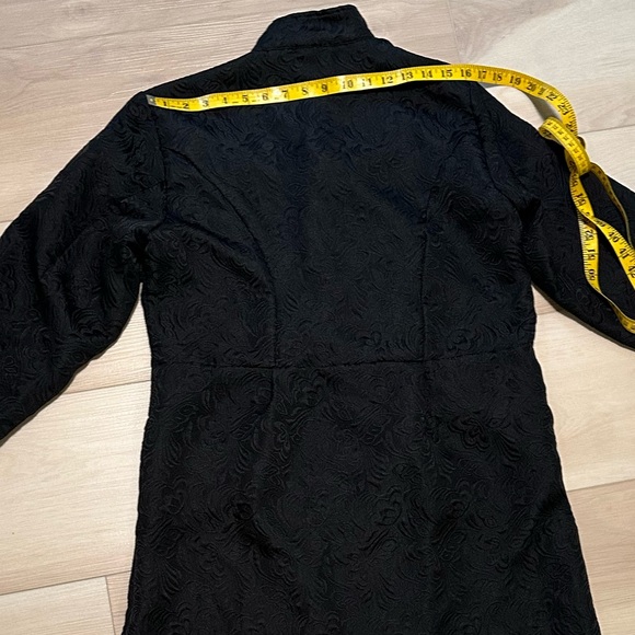 Steampunk Pirate Brocade Black Jacket ~ Men’s S - Picture 16 of 17